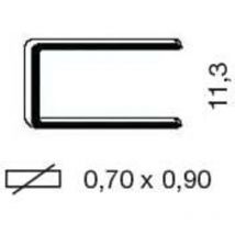 Grapa Tipo 80X06Mm Millar e - Grapas para Grapadora Neumática Modelo - 80