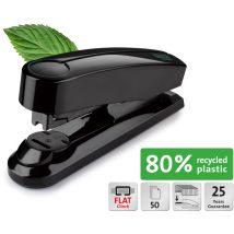 Lote de 20 grapadora Flat Clinch Harmony b 4FC re+new, capacidad para 50 hojas, color negro