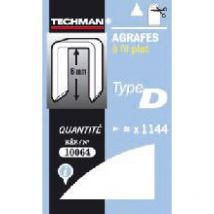 Grapas 10 mm - tipo d Techman