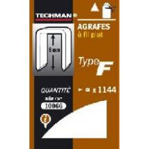 Techman - Grapas 14 mm - tipo f