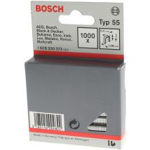 Punti metallici 16x6 mm tipo 55 per 1000 per cucitrice black & decker