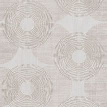 Profhome - Graphic wallpaper wall 378323 non-woven wallpaper slightly textured with graphical pattern glittering beige grey 5.33 m2 (57 ft2) - beige