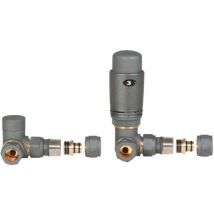 Invena - Graphite Axial Thermostatique Incliné Chauffe-Eau PEX/Cuivre Radiateur Lien