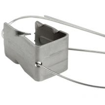 Grat- und Kehlklammer mit Draht 400mm Sturmklammern Ziegelklammer Firstklammern Dachziegelklammer