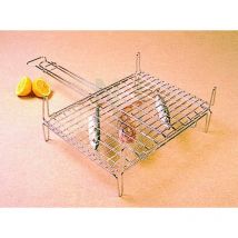 Graticola Doppia Con Piedi Cm 27X27