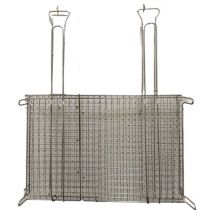 Graticola doppia incrociata 60X40 cm cromata