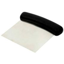 Grattoir flexible rectangulaire 8,5x11 – Acier inoxydable – Polypropylène – Accessoire de four à pizza