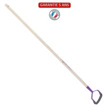 Outils Perrin - Grattoir lame de 14 cm, manche 130cm - Framboisine