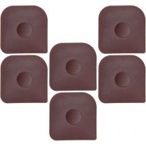 Grattoirs à casseroles en plastique, lot de 6 outils de nettoyage de casseroles, grattoir à casseroles durable