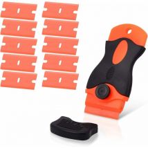 Grattoirs pour enlever les étiquettes - colle - peinture sur verre et vitrocéramique