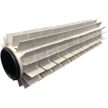 Graue om-line-pvc-bürste - Dolphin - 6130000