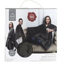 Poncho-Coperta Grigio