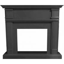 Grauer Kaminrahmen Cm 102,2x114x28,2 Sined Cornice Camino Caldera Grigio
