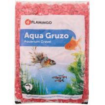 Grava Brillante Neón Rojo Acuario De 1 Kg