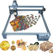 Sculpfun - Graveur laser S9, machine de gravure laser à effet 90 w, gravure et découpe du bois 15 mm, protection des yeux, 410 x 420 mm, pour bois