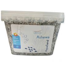 Gravier décoratif 2-3 mm gris Ashewa aquaSand 5 kg pour aquarium - animallparadise