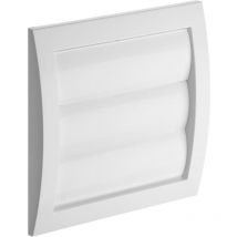 Airroxy - Gravity Shutter Wall External Wall Grille Cover 150x150mm 100mm Pipe Diameter