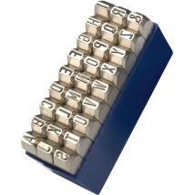 Gravurem - 11108000 - Alphabet set n°1 extra-extra 27 pièces (az) - Spécial pour inox (8 mm)