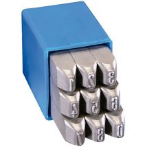 Gravurem - 120.SKL6 - Jeu de numérotation spéciale 9 pièces (0-9) - Travaux exigeants (6 mm)