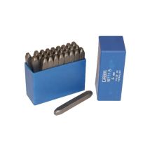 Poinçon à frapper – Lettres à frapper 15 mm – Acier extrêmement dur – 27 pièces par kit – GRAVUREM