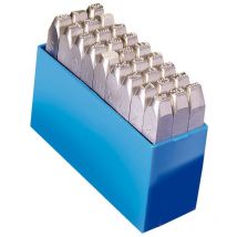 Gravurem - 14404000 - Alphabet set rp 27 pièces (az) - Faible déformation (4 mm)