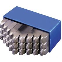 Gravurem - 121.SKL6 - Set alphabet spécial 27 pièces (az) - Travaux exigeants (6 mm)