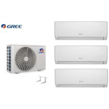 GREE Pular Shiny MultiSplit 3 Räum 3x 3,2kW Außen 7,1kW Klimaanlage WiFi R32