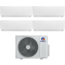 Gree - quadri split inverter climatiseur série pular 12+12+12 avec gwhd(36)nk6lo r-32 wi-fi intégré 12000+12000+12000