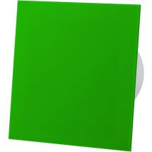Airroxy - Green Acrylic Glass Front Panel 100mm Standard Extractor Fan for Wall Ceiling Ventilation