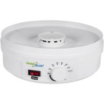 Greenblue - Green Blue GB190 Deshidratador con regulador de temperatura de 35 – 70°, sin bpa, secadora de alimentos para setas, verduras y frutas, 5