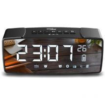 62917 Clock Digital Black Grey (GB200) - Greenblue
