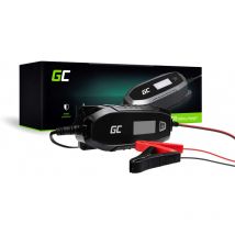 Green Cell - Chargeur Automatique Intelligent 6V/12V 4A (sla, agm, Gel, efb, Wet, LiFePO4) Chargeur de Batterie avec Mode de reconditionnement de
