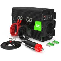 Green Cell - Convertisseur de tension Onduleur 12V à 230V 300W/600W Onde sinusoïdale pure