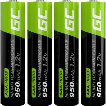 HR03 Batteria ricaricabile Ministilo (aaa) NiMH 950 mAh 1.2 v 4 pz. - Green Cell
