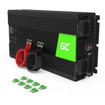 INV24 Netzteil & Spannungsumwandler Auto 1500 w Schwarz - Green Cell