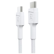 Green Cell - gc PowerStream USB-Kabel usb 3.2 Gen 1 (3.1 Gen 1) 0,3 m usb c Weiß