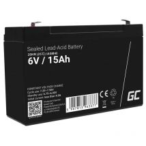 Green Cell - AGM40 batería para sistema ups vrla agm 6 v 15 Ah