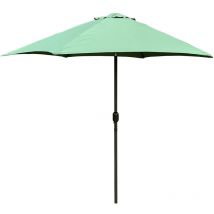 Selections - Green Crank & Tilt Metal Garden Parasol