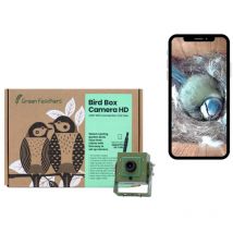 Green Feathers - 1080p WiFi Bird Box Camera - 3rd Gen