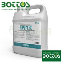 Green Up 16-0-0 + 3.5 Fe - Concime liquido per prato da 5 Kg