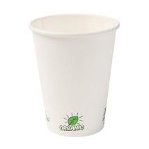 Greenbox Tazza Di Carta Riciclabile Caffè Bianco Con Icona Ecoup E Rivestimento Pla I 50 Coffee To Go Bicchieri Monouso Biodegradabili 300 Ml 12 Oz I 