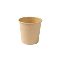 Greenbox Tazza Da Caffè Ecologica, Colore Marrone, Non Sbiancato, Tazza Da Prova, 50 Pezzi, Caffè Da Go, Usa E Getta, Biodegradabile, 100 Ml, 4 Oz