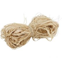 Ficelles de jardinage, raffia naturel 50 brins, raphia jardin 50 brins, 50G de ficelle naturelle - idéal pour lier, - Greengers