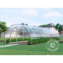 Greenhouse polycarbonate, Strong nova 48 m², 4x12 m, Silver - Silver