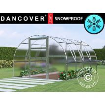 Dancover - Greenhouse polycarbonate titan Arch 280, 12 m², 3x4 m, Silver