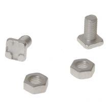 Alm Manufacturing - GH004 Square Glaze Bolts & Nuts Pack of 20 ALMGH004