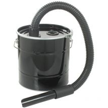 Greenstar, Contenitore cenere per aspirapolvere 17 l, Fornito con rete e filtro flessibile, Facile ed efficiente, Cenere da caminetti, barbecue,