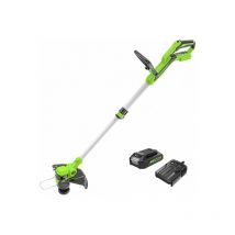 30cm 24V Akku-Rasentrimmer - 2,0Ah Akku - Ladegerät - G24LT30K2 - Greenworks