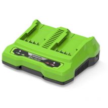 Chargeur universel de batterie 24V à double fente G24X2UC4 (Li-Ion 24V 48W sortie 4A tension 60 min temps de charge à 4Ah batterie adaptée à toutes