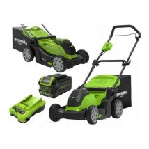 Greenworks - Tools G40Lm41 K4 40 V 40 cm Tondeuse à Gazon, 144 W, 40 V (2504707UB)